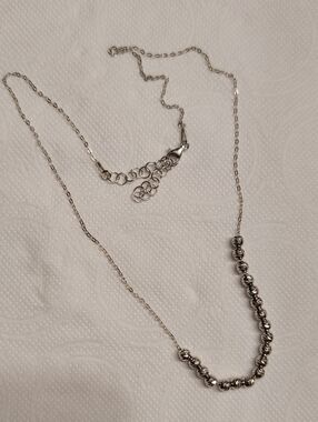 Inspiranza Elegant Silver Bead Necklace - Women Jewelry